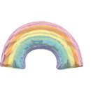 Amscan Folie Ballon Super Regenboog Pastel 45 cm