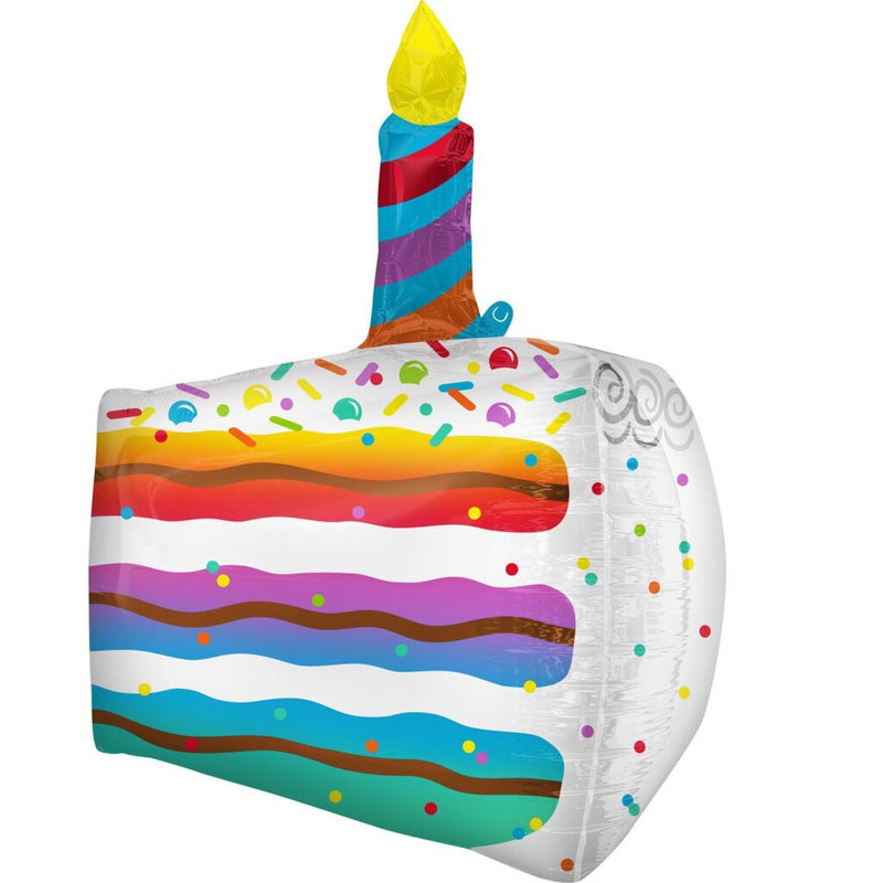 Amscan Folie Ballon Stuk Taart 43 cm