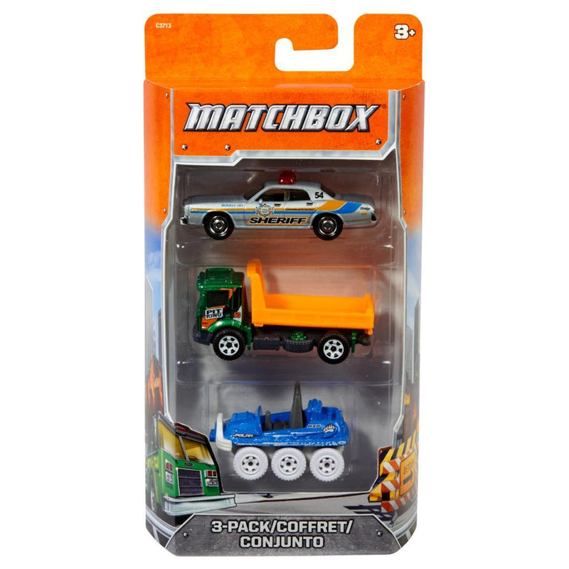 Matchbox 3 Pack Assorti