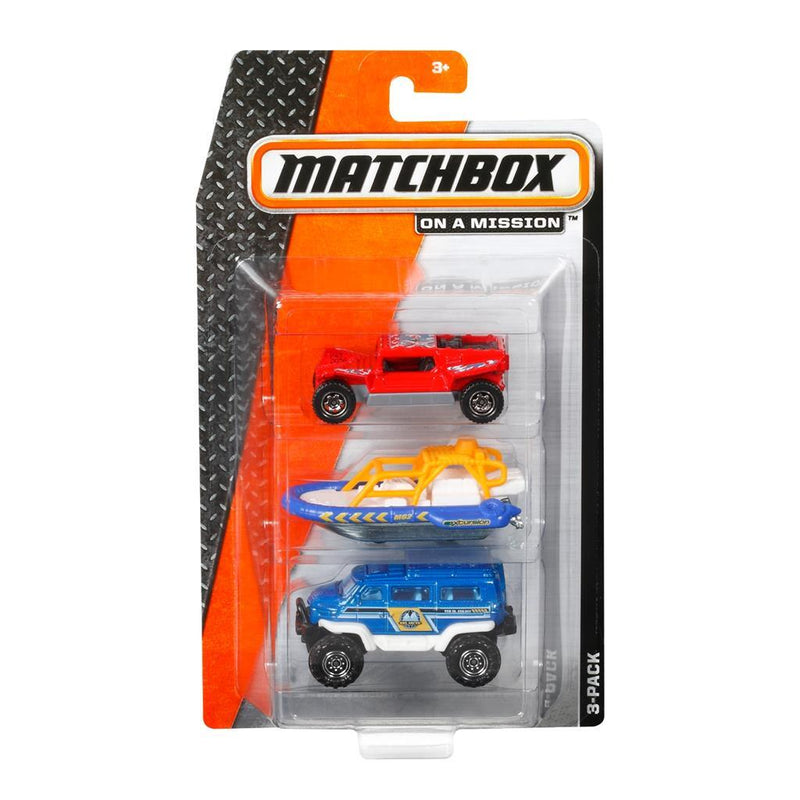 Matchbox 3 Pack Assorti