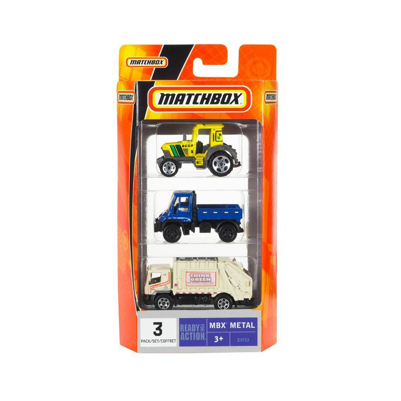 Matchbox 3 Pack Assorti