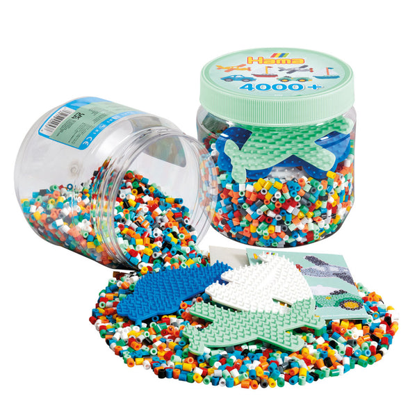 Hama Strijkkralenset in Pot, 4000st.