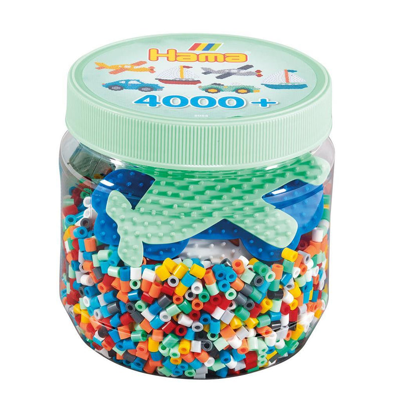 Hama Strijkkralenset in Pot, 4000st.