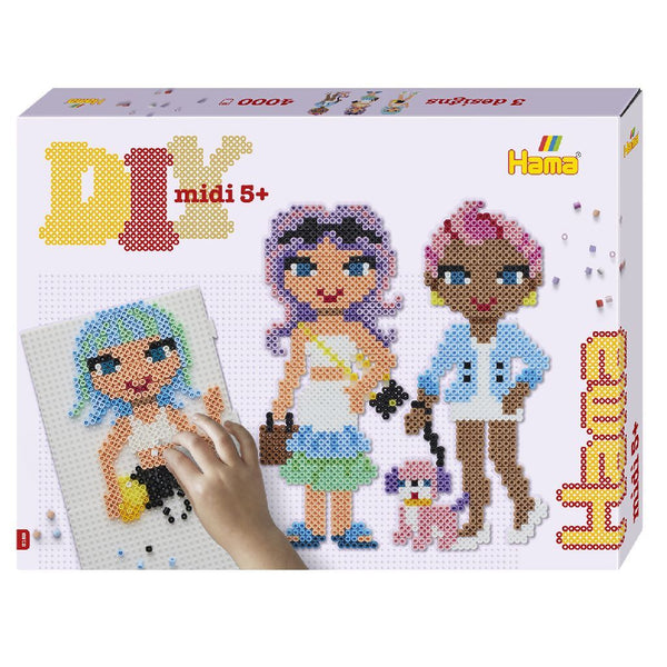 Hama Strijkkralenset Gift Box - Fashion Girls, 4000st.