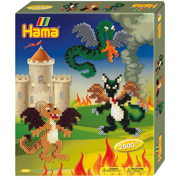 Hama Strijkkralenset Gift Box - Draken, 2500st.