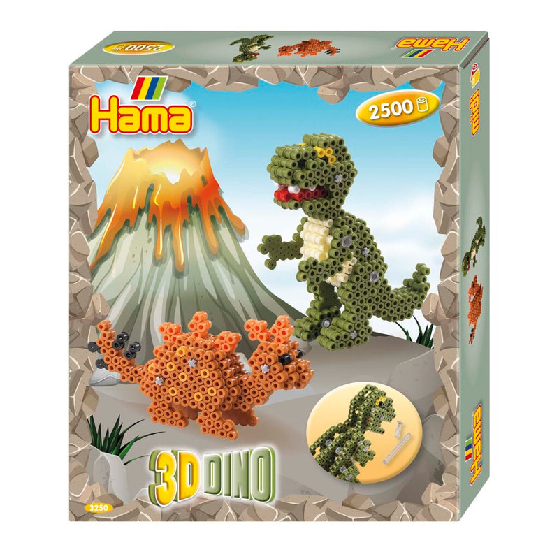 Hama Strijkkralen 3D Dino's Set 2500 Stuks