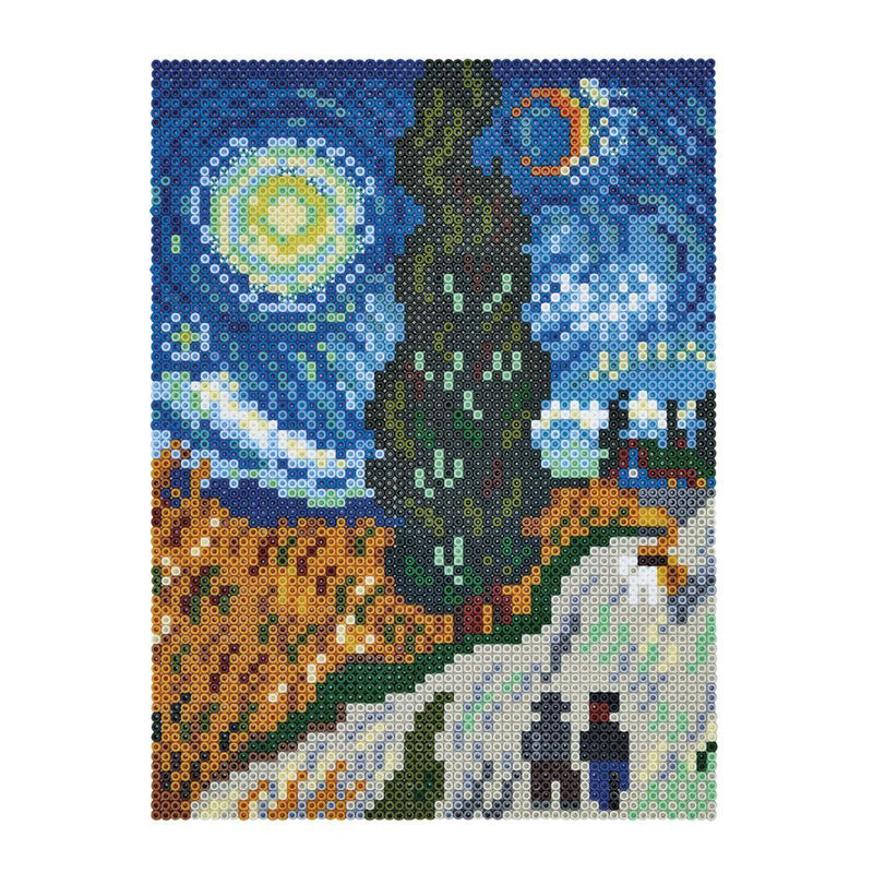 Hama Strijkkralen Van Gogh Road with Cypress and Star 10000 Stuks