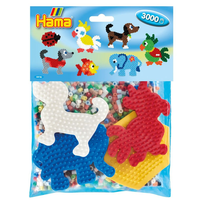 Hama Strijkkralenset Group Pack Blauw, 3000st.