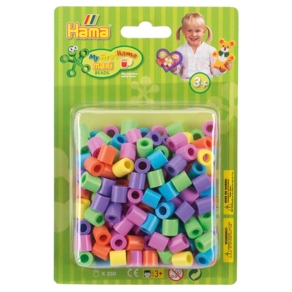 Hama Strijkkralen Maxi - Pastel Mix (50), 250st.