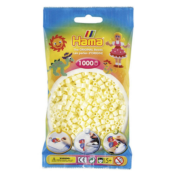 Hama Strijkkralen - Ivoor (02), 1000st.