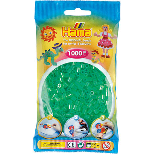 Hama Strijkkralen - Groen Transparant (016), 1000st.