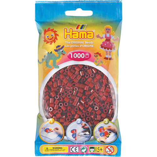 Hama Strijkkralen - Bordeaux Rood (030), 1000st.
