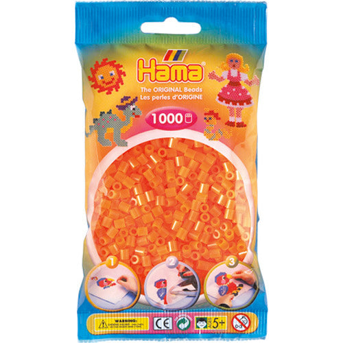 Hama Strijkkralen Hama 1000 Stuks Oranje Neon