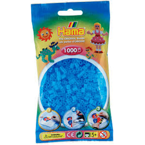 Hama Strijkkralen - Aqua Transparant (073), 1000st.
