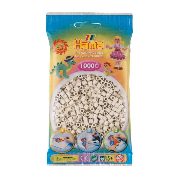 Hama Strijkkralen - Cloudy White (77), 1000st.