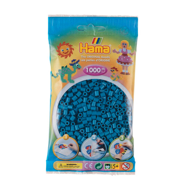 Hama Strijkkralen - Petrol Blauw (83), 1000st.