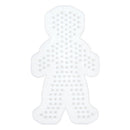 Hama Strijkkralen Grondplaat Jongen Wit