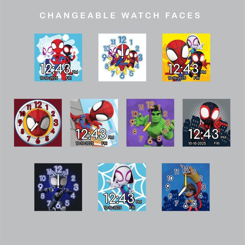 Accutime SPF4016 Spidey Smartwatch Blauw/Rood