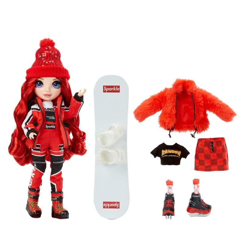Rainbow High Beweegbare Winter Modepop Ruby Anderson