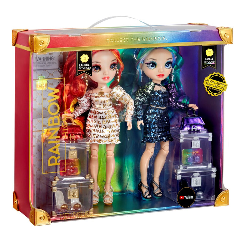 Rainbow High Twins Laurel and Holly De&rsquo;vious
