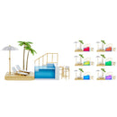 Rainbow High Color Change Pool and Beach Club Set + Licht