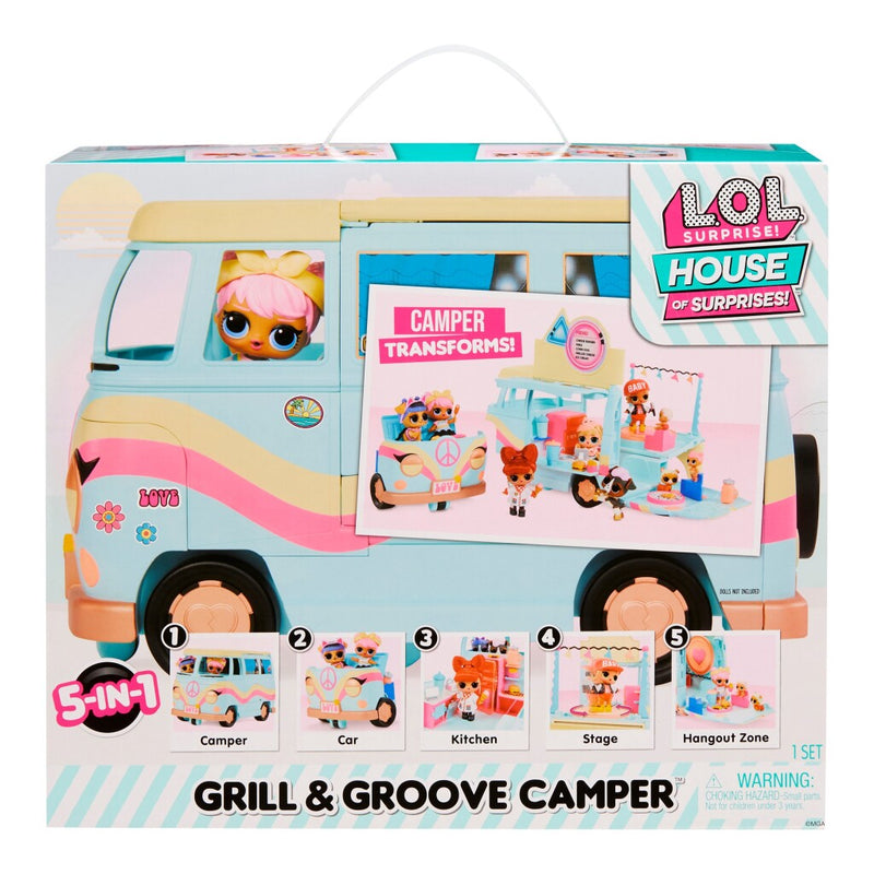L.O.L. Surprise Grill and Groove Camper