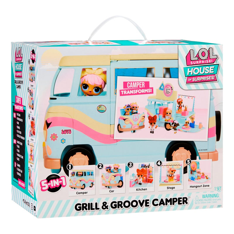L.O.L. Surprise Grill and Groove Camper