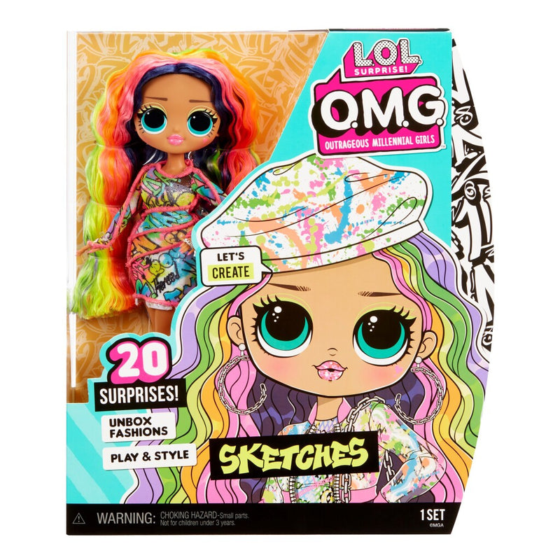 L.O.L. Surprise O.M.G. Modepop Sketches