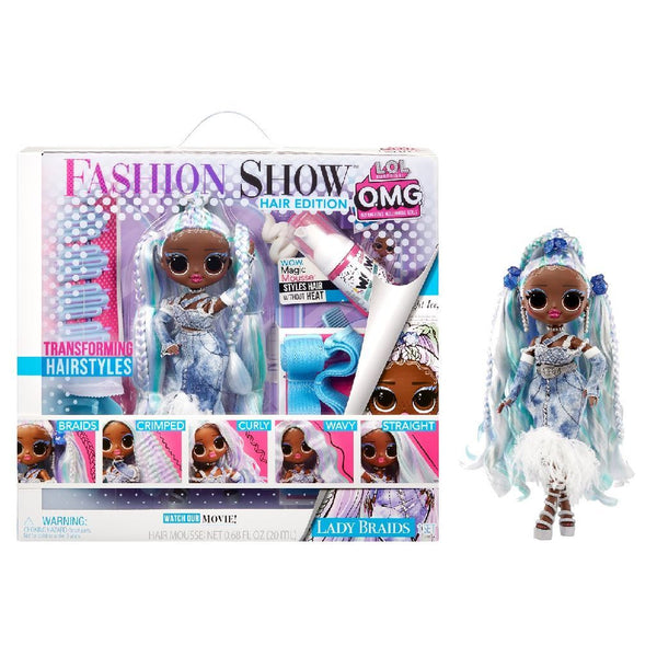 L.O.L. Surprise OMG Fashion Show Hair Lady Braids