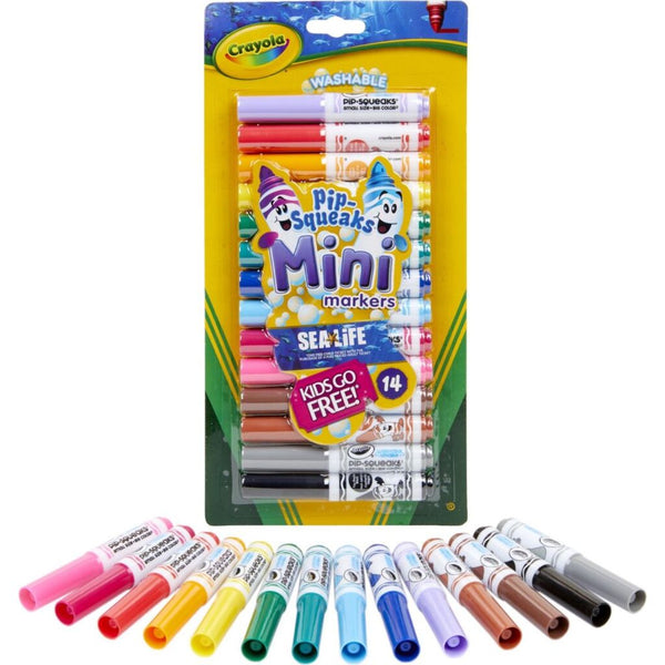 Crayola Pipsqueak Uitwasbare Mini Stiften 14 Stuks