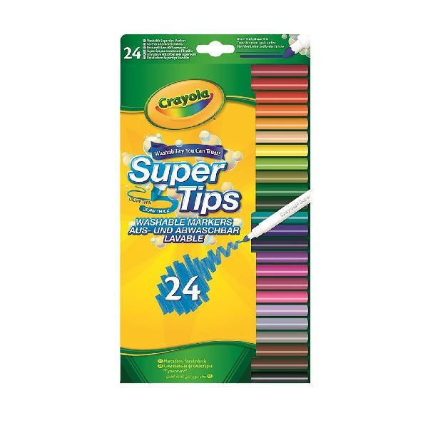 Crayola Viltstiften met Superpunt, 24st.