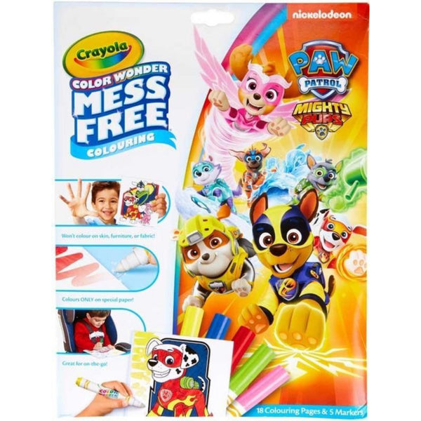 Crayola Color Wonder Paw Patrol Mighty Pups Kleurboek