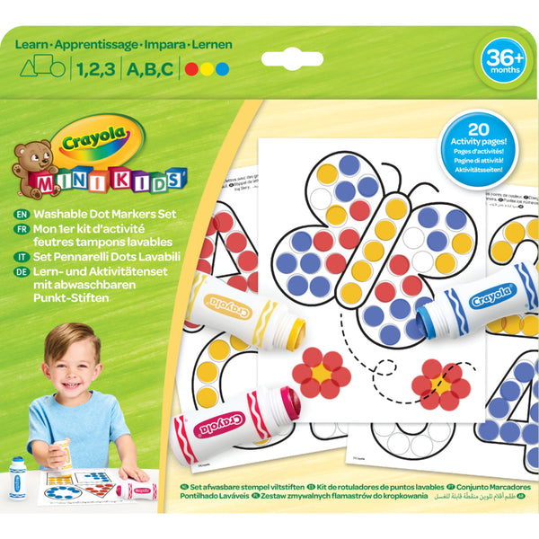 Crayola Mini Kids Washable Afwasbare Stempel Viltstiften