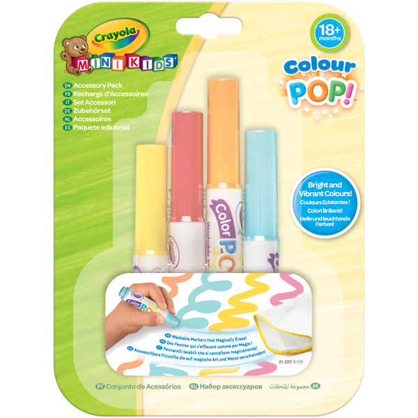 Crayola Mini Kids Color Pops Viltstiften Navulling 4 Kleuren