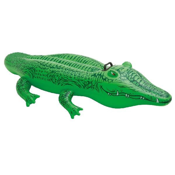Krokodil opblaasbaar Intex: 168x86 cm (58546)