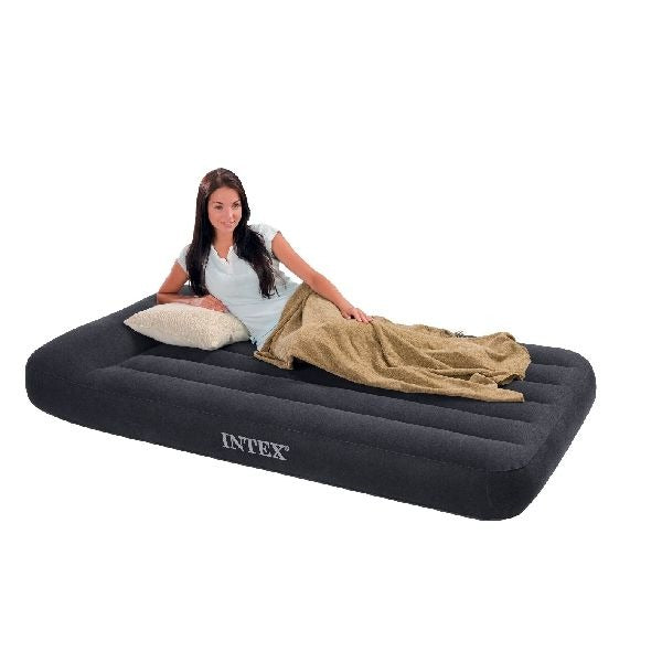 Intex 66779 Pillow Rest Airbed met Ingebouwde Pomp 99x191x23cm