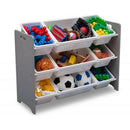 Delta Children TB83461GN-026 Houten Opbergkast 83cm Kunststof Manden Grijs