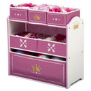 Delta Children Prinsessen TB83455GN Houten Opbergkast 67,5cm Wit/Roze