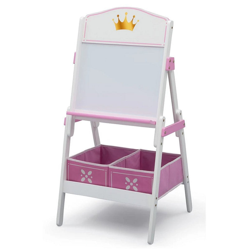 Delta Children Prinsessen TE87546GN Houten Magnetisch Whiteboard Wit/Roze