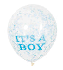 Confetti Ballonnen Jongen, 6st.