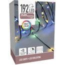 LED Verlichting  192 LED - multicolor - op batterij - 8 Lichtfuncties - Timer - Soft Wire
