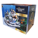 Kerstdorp met Kerk en bewegende Trein