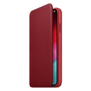 Apple iPhone XS Max Leren Folio Case Rood