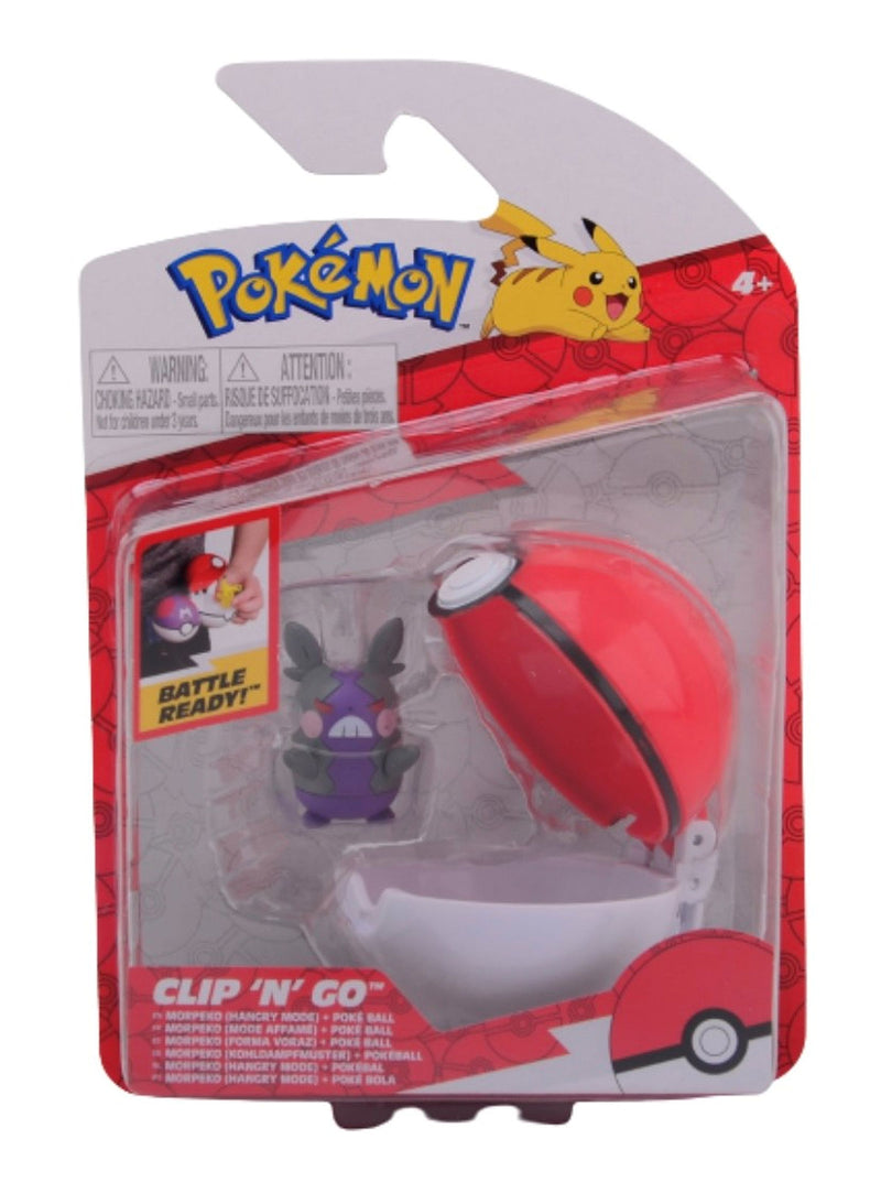 Pokemon Clip  AND apos;n Go Hangry Morpeko  AND  Poke ball