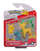 Pokemon Battle Figure 3-Pack (Pikachu, Wynaut, Leafeon)