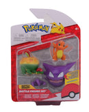 Pokemon Battle Figure 3-Pack (Charmander,Appletun, Haunter)