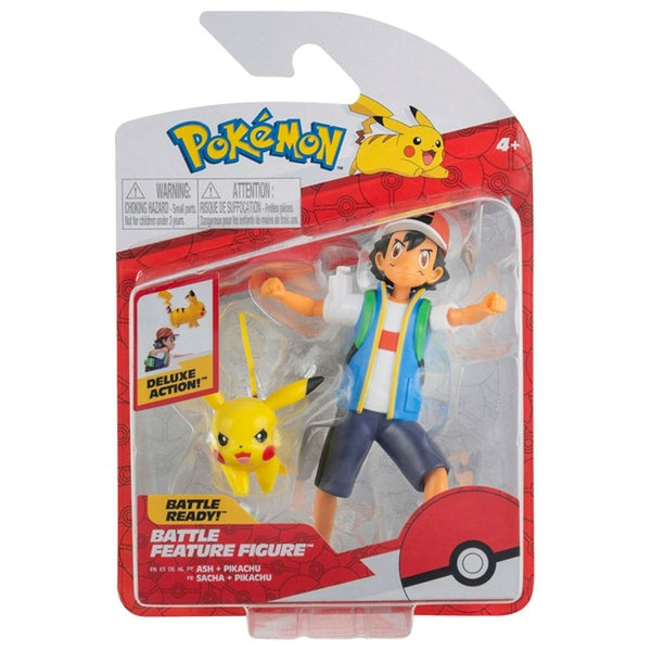 Pokemon Battle Figure 2-Pack (Ash and Pikachu)