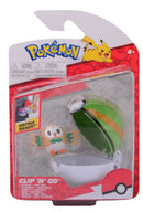Pokemon Clip  AND apos;n Go Rowlet  AND  Nest ball