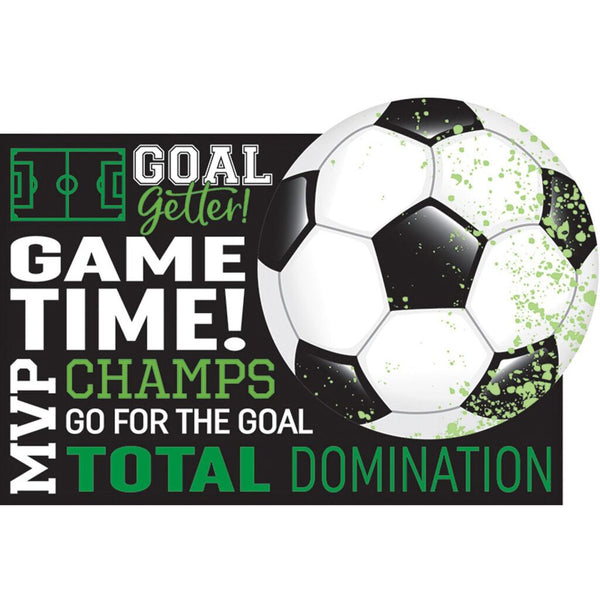 Voetbal Uitnodigingen 8 Stuks