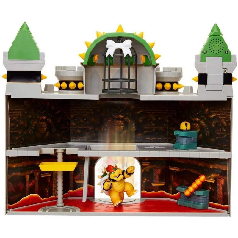 Jakks Super Mario Mega Kasteel Bowser met Figuurtje + Geluid